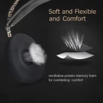 Casque stéréo dynamique en bois, dos ouvert, HiFi, 57mm, avec câble plaqué argent 3.5mm – Image 3