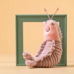 Lot de 2 peluches de crevettes, douces et amusantes, de 22 à 27 cm – Image 4