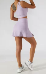 Ensemble de sport 2 pièces, tennis, vêtements d'entraînement, doux et extensible – Image 4