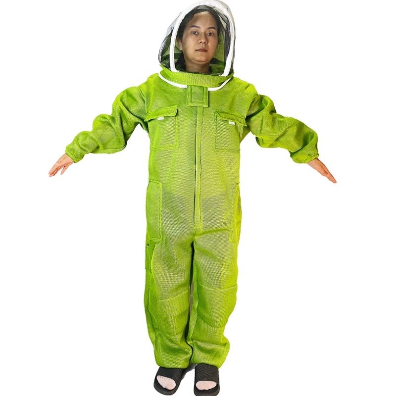 Combinaison en tissu 3D avec gants anti-morsure pour apiculteur, vêtements respirants – Image 10