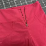 Legging extensible pour femme, taille haute, pantalon amincissant, Salsa Push-Up, rouge – Image 12