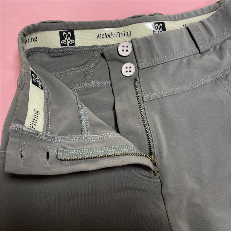 Legging extensible pour femme, taille moyenne, pantalon amincissant, Salsa Push-Up, gris vert olive – Image 10