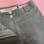 Legging extensible pour femme, taille moyenne, pantalon amincissant, Salsa Push-Up, gris vert olive – Image 11