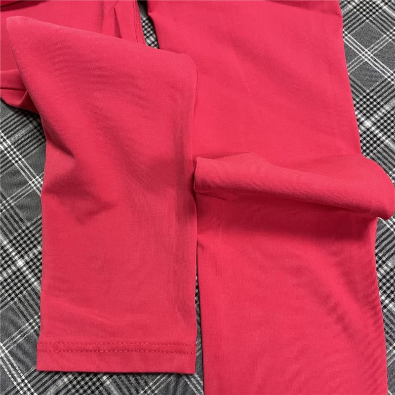 Legging extensible pour femme, taille haute, pantalon amincissant, Salsa Push-Up, rouge – Image 13