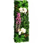 Panneau mural de plantes artificielles, mousse de gazon, subtropicales, 120 x 40 cm – Image 6