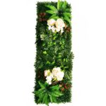 Panneau mural de plantes artificielles, mousse de gazon, subtropicales, 120 x 40 cm – Image 3
