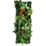 Panneau mural de plantes artificielles, mousse de gazon, subtropicales, 120 x 40 cm – Image 26