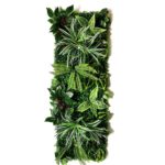 Panneau mural de plantes artificielles, mousse de gazon, subtropicales, 120 x 40 cm – Image 21