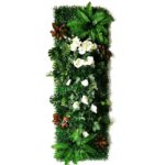 Panneau mural de plantes artificielles, mousse de gazon, subtropicales, 120 x 40 cm – Image 15