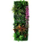 Panneau mural de plantes artificielles, mousse de gazon, subtropicales, 120 x 40 cm – Image 13