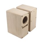Paire de haut-parleurs labyrinthe en bois, 2 pouces, 52mm, boîte vide, 14 planches, DIY – Image 5