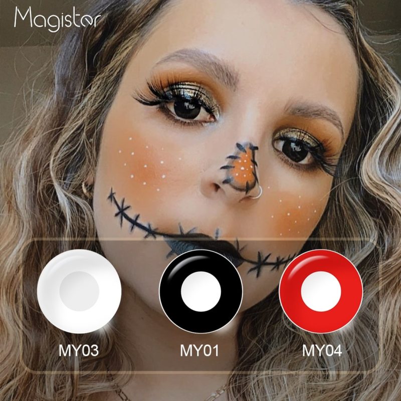 Lentilles de contact colorées, jetables annuelles, déguisement – Image 2