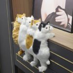 Peluche de chat suspendu réaliste, mignon, décoration, 31 cm – Image 6