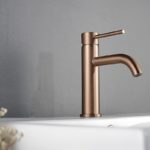 Robinet mitigeur de lavabo, eau froide et chaude, poignée unique, monté sur le pont – Image 6