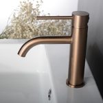 Robinet mitigeur de lavabo, eau froide et chaude, poignée unique, monté sur le pont – Image 5
