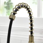 Robinet mitigeur d'évier de cuisine, extractible, bec pivotant, mélangeur d'eau chaude et froide – Image 5