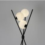 Lampadaire LED en fer forgé, en forme de lune, avec télécommande, 165 cm – Image 5
