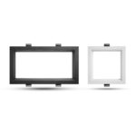 Spot LED à encastré, ultra mince, lumineux, de 12 à 36W, IP42