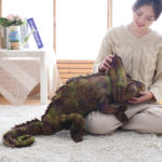 Peluche de caméléon, lézard, doux et confortable, réaliste, 70 à 100 cm – Image 3
