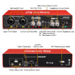 Carte audio pro UC22, interface audio USB 3.0, 24bit / 192khz, plugins VST – Image 5
