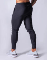 Pantalon de sport en coton, à lacets, taille élastique et ajustable, vêtement d’entrainement – Image 3