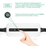 Station de charge portable EV, Type 2, chargeur de voiture électrique IEC 62196-2 – Image 5