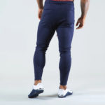 Pantalon de sport en coton, taille élastique et ajustable, vêtement d'entrainement – Image 3