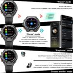 Montre connectée avec écouteurs, T92 Pro, Bluetooth, Smartwatch sportive – Image 6