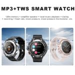 Montre connectée avec écouteurs, T92 Pro, Bluetooth, Smartwatch sportive – Image 9