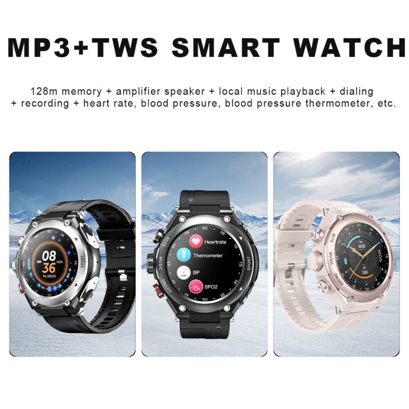 Montre connectée avec écouteurs, T92 Pro, Bluetooth, Smartwatch sportive – Image 9