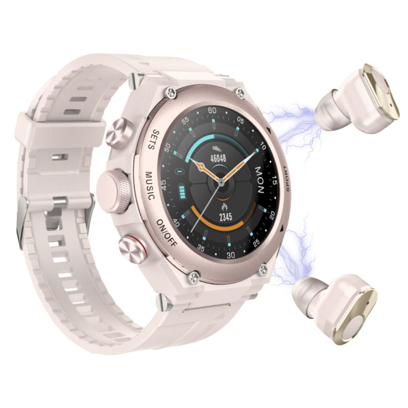Montre connectée avec écouteurs, T92 Pro, Bluetooth, Smartwatch sportive – Image 2