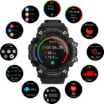Montre connectée, étanche, Smartwatch incassable, pour iOS et Android – Image 4