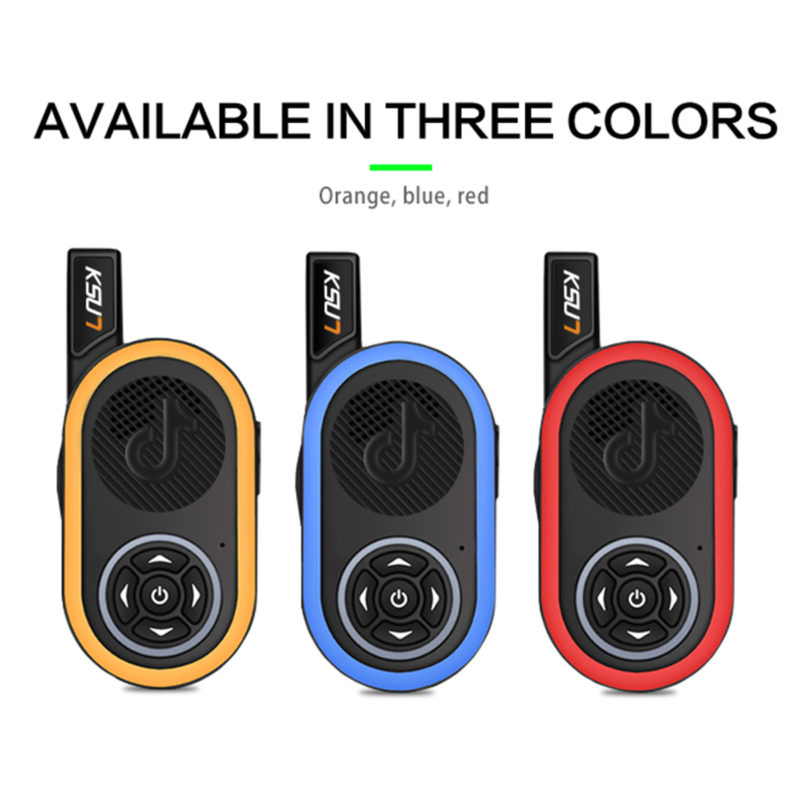 Lot de 2 mini talkie-walkie, appareil de communication sans fil avec écouteurs, bidirectionnel – Image 4
