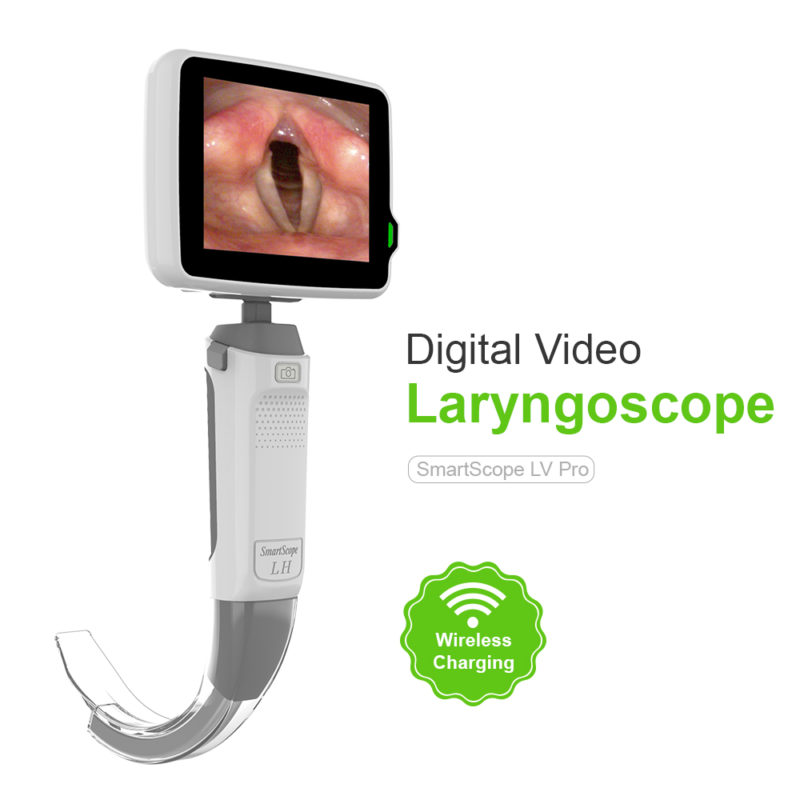 Laryngoscope vidéo numérique réutilisable, écran tactile 3.5 pouces, pour professionnel – Image 3
