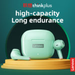 Ecouteurs sans fil Bluetooth 5.1, Lenovo LP40 Pro, étanches, avec microphone, TWS – Image 5