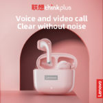 Ecouteurs sans fil Bluetooth 5.1, Lenovo LP40 Pro, étanches, avec microphone, TWS – Image 4
