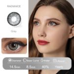 Lentilles de contact multicolores, jetables annuelles, déguisement – Image 4