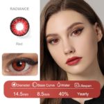 Lentilles de contact multicolores, jetables annuelles, déguisement – Image 3