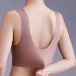 Soutien-gorge en dentelle sans couture, sans anneaux en acier, bonnets fixes – Image 2