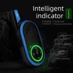 Lot de 2 mini talkie-walkie, appareil de communication sans fil avec écouteurs, bidirectionnel – Image 3