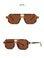 Lunettes de soleil carrées, rétro, vintage, UV400 – Image 10