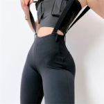 Leggings de sport à bretelles, léger, doux et élastique – Image 9