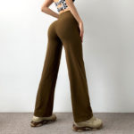 Legging de fitness ample, taille haute, serrage à lacet – Image 2