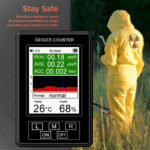 Détecteur de rayonnement nucléaire XR-1 Pro, écran d'affichage LCD, compteur Geiger, dosimètre – Image 4
