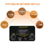 Détecteur de métaux souterrains TC-200, détecteur d’or et de trésors, bobine étanche – Image 4