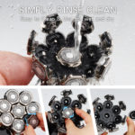 Rasoir électrique 8D, 6 en 1, rechargeable, lavable, en acier inoxydable – Image 2