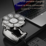 Rasoir électrique 9D à tête flottante, 6 en 1, rechargeable, lavable, en acier inoxydable – Image 4