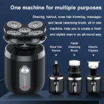 Rasoir électrique 5D, 5 en 1, rechargeable, lavable, multifonctionnel – Image 4