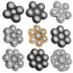 Lame de rechange pour rasoir 3 à 9D, étanche, en acier inoxydable