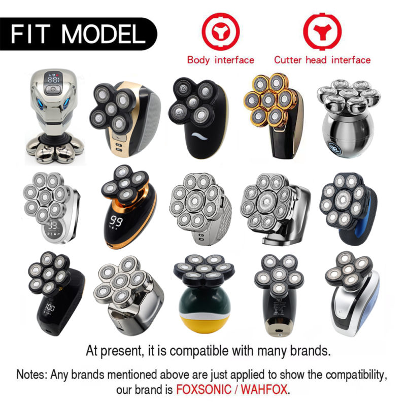 Lame de rechange pour rasoir 3 à 9D, étanche, en acier inoxydable – Image 3